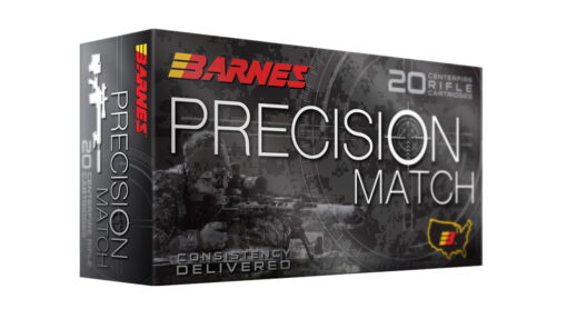 opplanet barnes precision matchrifle cartridges 6mm creedmoor match burner open tip match boat tail 112 grain 20 rounds 30814 main 1 5