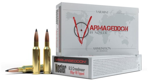 opplanet nosler 65175 varmageddon 6 5 creedmoor 90 gr flat base tipped fbt 20 bx 10 c