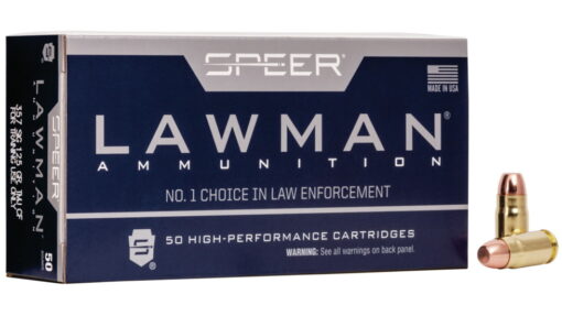 opplanet speer lawman handgun cleanfire training pistol ammo 357 sig total metal jacket 125 grain 50 rounds 54232 main 1